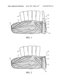 ARM SLEEVE OF KNITTED MESH WITH MOTION FLOW TEAM INDICATORS diagram and image