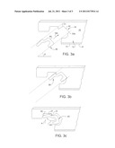 SET OF PANELS COMPRISING RETAINING PROFILES WITH A SEPARATE CLIP AND     METHOD FOR INSERTING THE CLIP diagram and image