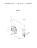 VENTILATING DEVICE AND OUTDOOR UNIT HAVING THE SAME diagram and image