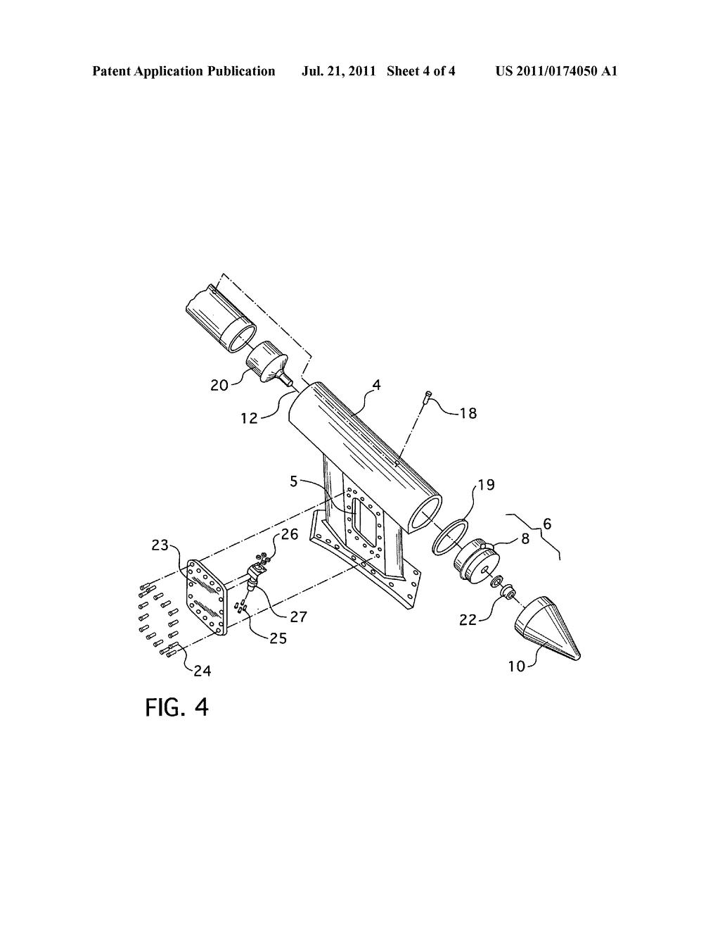 Support device for probe - diagram, schematic, and image 05