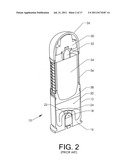 Door breaching projectile system diagram and image