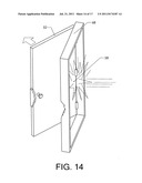 Door breaching projectile system diagram and image