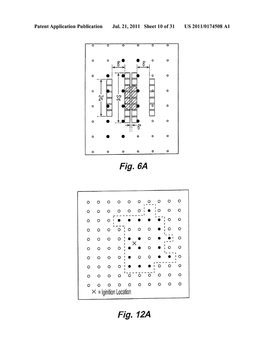 CEILING-ONLY DRY SPRINKLER SYSTEMS AND METHODS FOR ADDRESSING A STORAGE     OCCUPANCY FIRE - diagram, schematic, and image 11