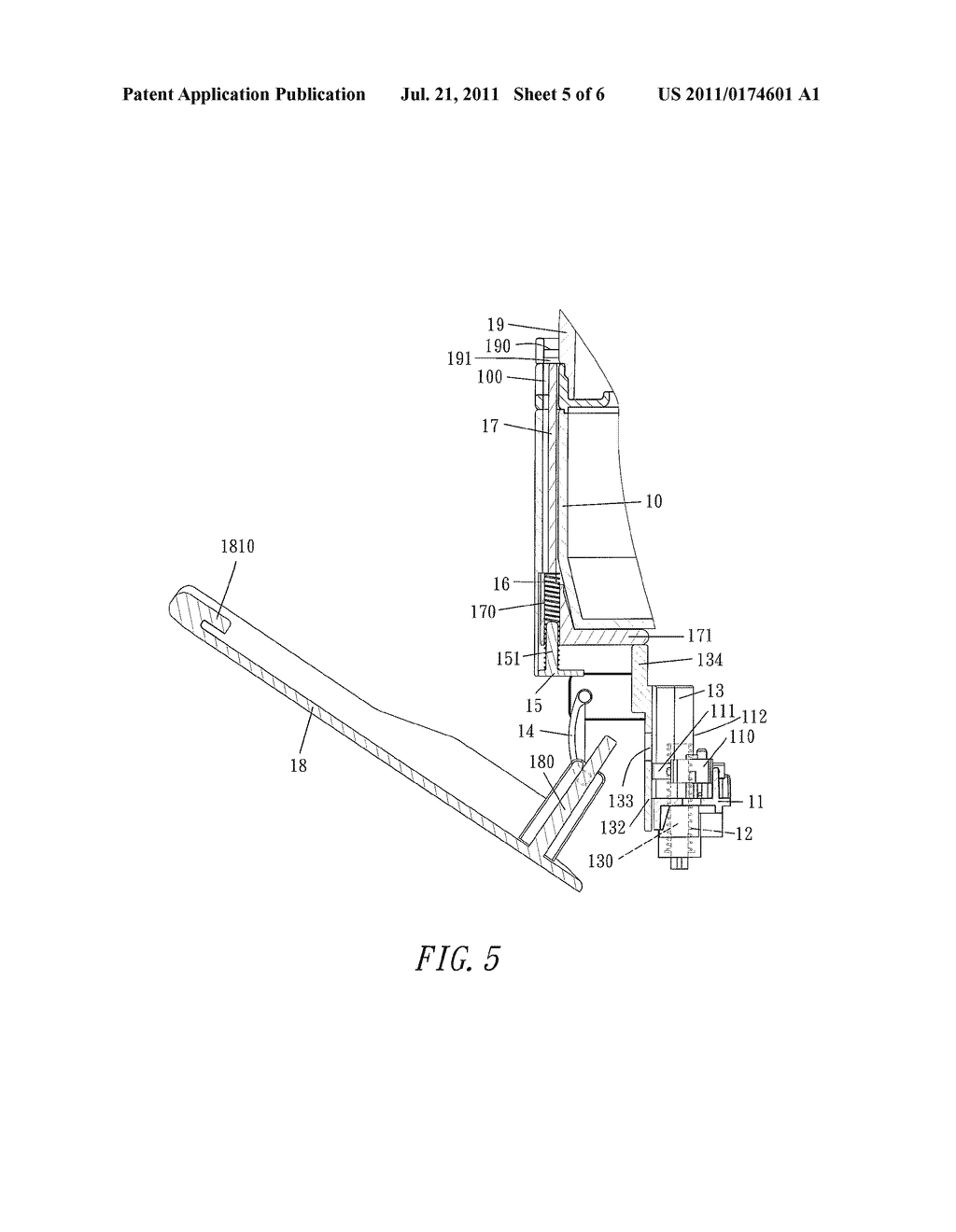 Juicer Having Safety Mechanism With Its Handle - diagram, schematic, and image 06
