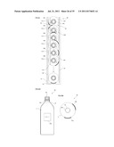 DISPLAY SYSTEM, DISPLAY DEVICE, CONTAINER DISPLAY SYSTEM, CONTAINER, FILM,     ARTICLE AND MOUNTING MEMBER diagram and image