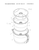 NESTED BOWL RETENTION MECHANISM FOR FOOD PROCESSORS diagram and image