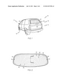 Vehicles Including Rear Defroster Assemblies with Protective Barriers diagram and image