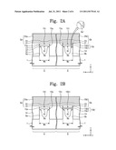 SEMICONDUCTOR DEVICES INCLUDING MOS TRANSISTORS HAVING AN OPTIMIZED     CHANNEL REGION AND METHODS OF FABRICATING THE SAME diagram and image