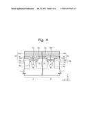 SEMICONDUCTOR DEVICES INCLUDING MOS TRANSISTORS HAVING AN OPTIMIZED     CHANNEL REGION AND METHODS OF FABRICATING THE SAME diagram and image