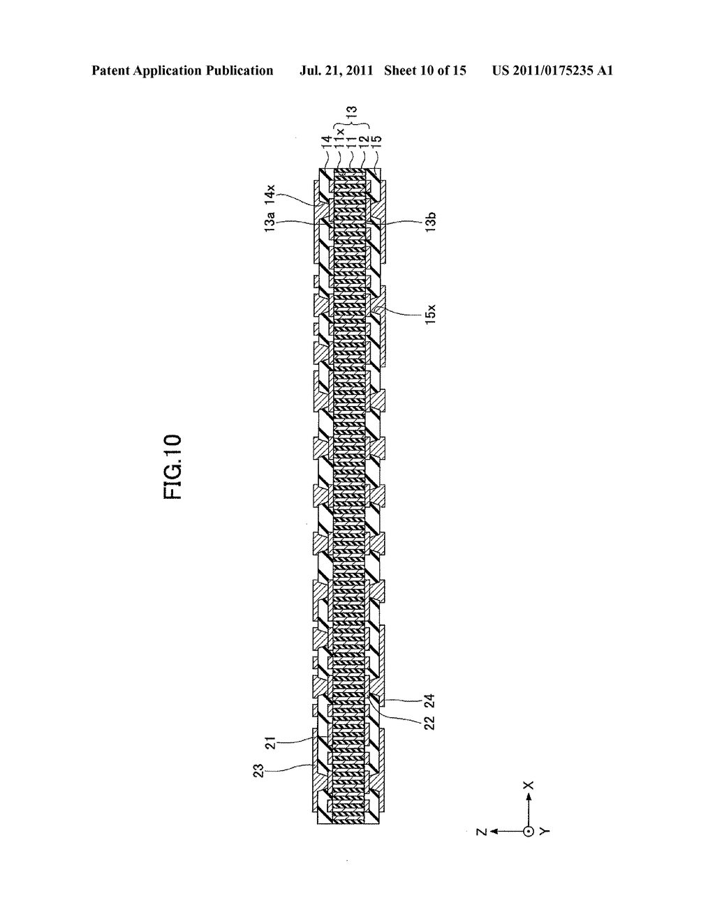 WIRING SUBSTRATE AND SEMICONDUCTOR APPARATUS INCLUDING THE WIRING     SUBSTRATE - diagram, schematic, and image 11