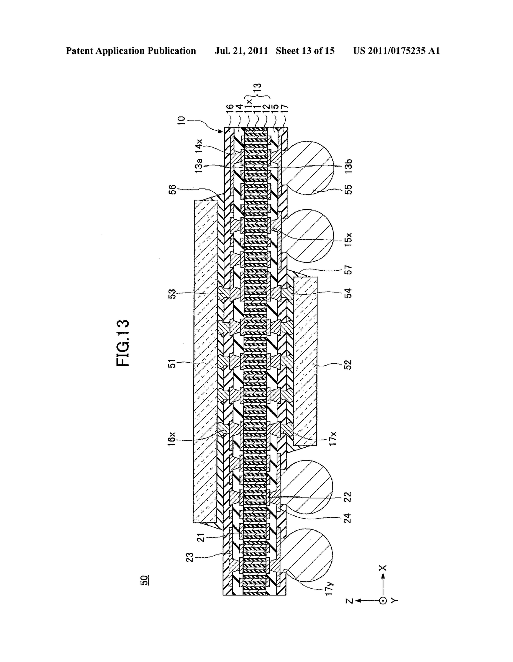 WIRING SUBSTRATE AND SEMICONDUCTOR APPARATUS INCLUDING THE WIRING     SUBSTRATE - diagram, schematic, and image 14