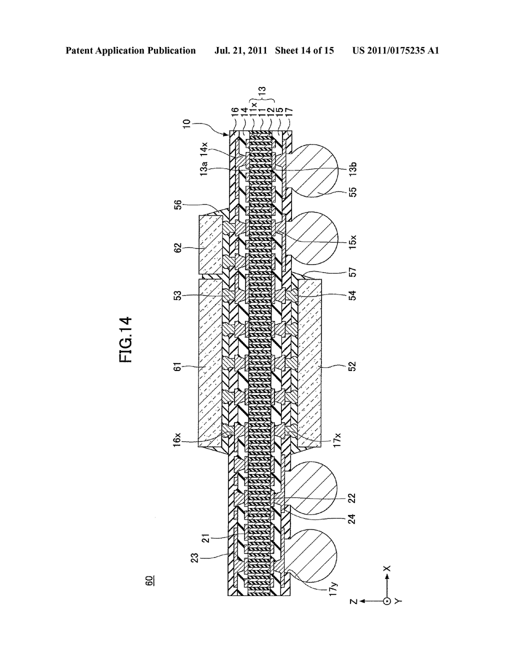 WIRING SUBSTRATE AND SEMICONDUCTOR APPARATUS INCLUDING THE WIRING     SUBSTRATE - diagram, schematic, and image 15