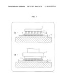 SEMICONDUCTOR DEVICE, FLIP-CHIP MOUNTING METHOD AND FLIP-CHIP MOUNTING     APPARATUS diagram and image