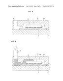 SEMICONDUCTOR DEVICE, FLIP-CHIP MOUNTING METHOD AND FLIP-CHIP MOUNTING     APPARATUS diagram and image