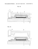 SEMICONDUCTOR DEVICE, FLIP-CHIP MOUNTING METHOD AND FLIP-CHIP MOUNTING     APPARATUS diagram and image