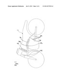 CONNECTED SUSPENSION FOR TWO-WHEELED VEHICLES, NAMELY BICYCLES AND     MOTORCYCLES diagram and image