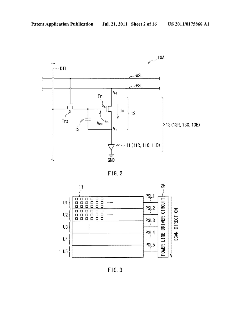 DISPLAY DEVICE, METHOD OF DRIVING THE DISPLAY DEVICE, AND ELECTRONIC UNIT - diagram, schematic, and image 03