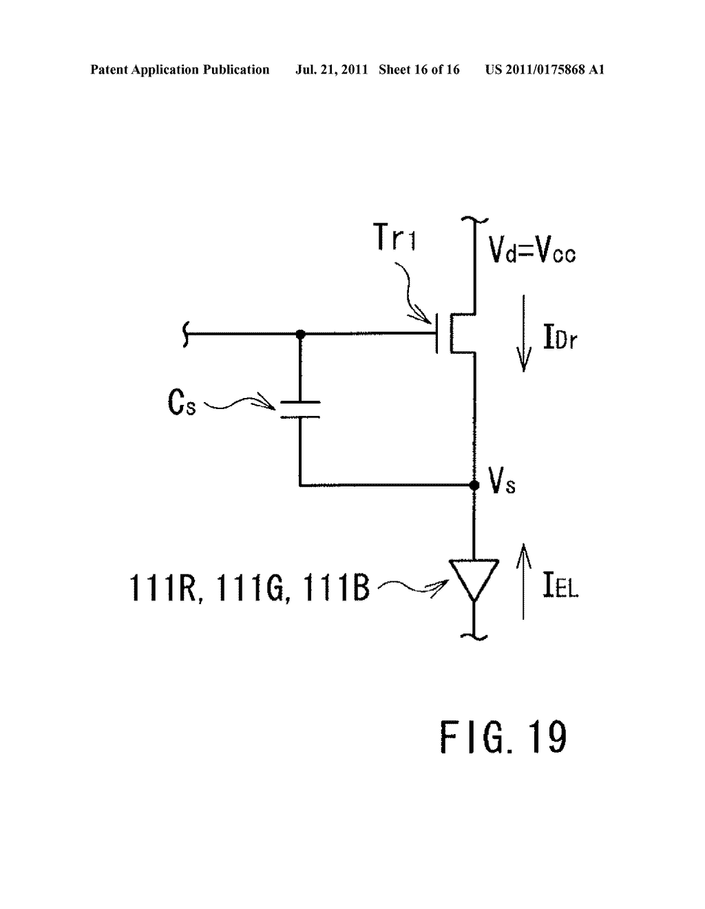 DISPLAY DEVICE, METHOD OF DRIVING THE DISPLAY DEVICE, AND ELECTRONIC UNIT - diagram, schematic, and image 17