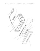 FLAP LID FOR USE IN COMPUTER ENCLOSURE OR HOT-PLUGGING DISK DRIVE     ENCLOSURE diagram and image