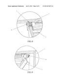 FLAP LID FOR USE IN COMPUTER ENCLOSURE OR HOT-PLUGGING DISK DRIVE     ENCLOSURE diagram and image