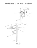 FLAP LID FOR USE IN COMPUTER ENCLOSURE OR HOT-PLUGGING DISK DRIVE     ENCLOSURE diagram and image