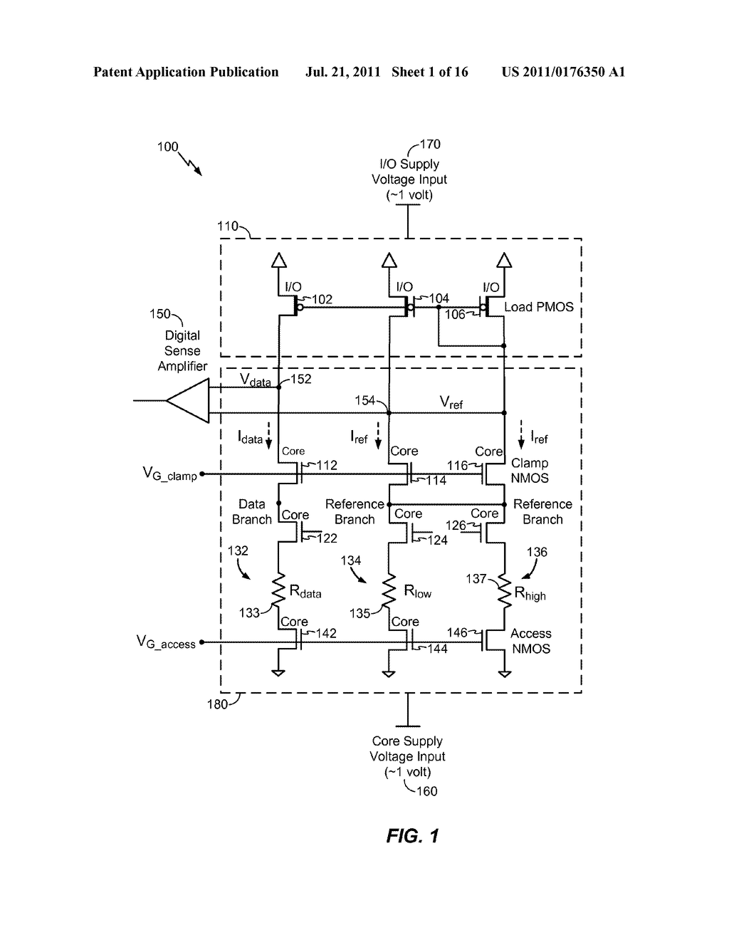 RESISTANCE-BASED MEMORY WITH REDUCED VOLTAGE INPUT/OUTPUT DEVICE - diagram, schematic, and image 02