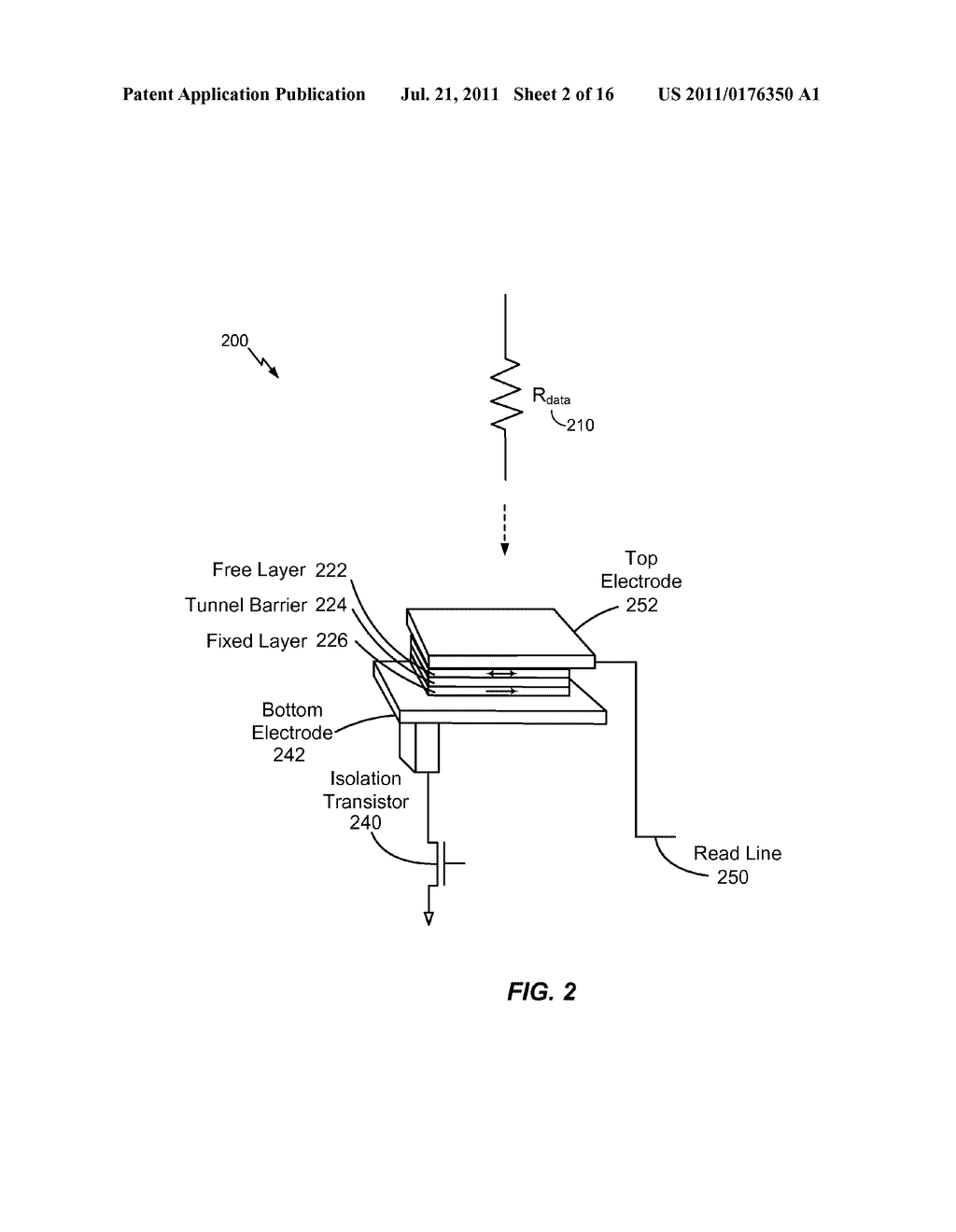 RESISTANCE-BASED MEMORY WITH REDUCED VOLTAGE INPUT/OUTPUT DEVICE - diagram, schematic, and image 03