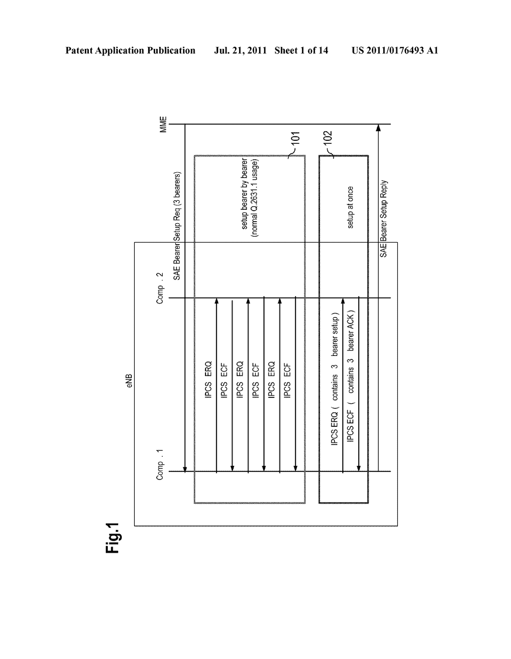 Method and Apparatuses for Processing a Message Comprising a Parameter for     More Than One Connection - diagram, schematic, and image 02
