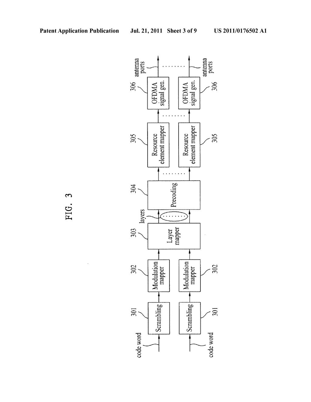 METHOD FOR ALLOCATING PHICH AND GENERATING REFERENCE SIGNAL IN SYSTEM     USING SINGLE-USER MIMO BASED ON MULTIPLE CODEWORDS WHEN TRANSMITTING     UPLINK - diagram, schematic, and image 04