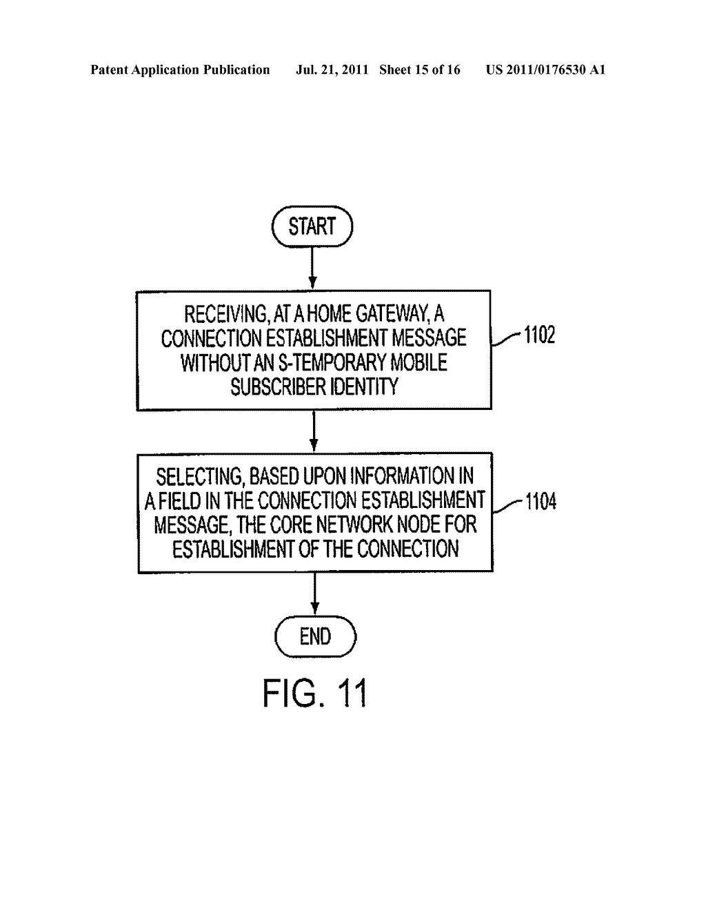 CORE NETWORK NODE SELECTION IN RADIOCOMMUNICATION SYSTEMS HAVING HOME     GATEWAYS - diagram, schematic, and image 16