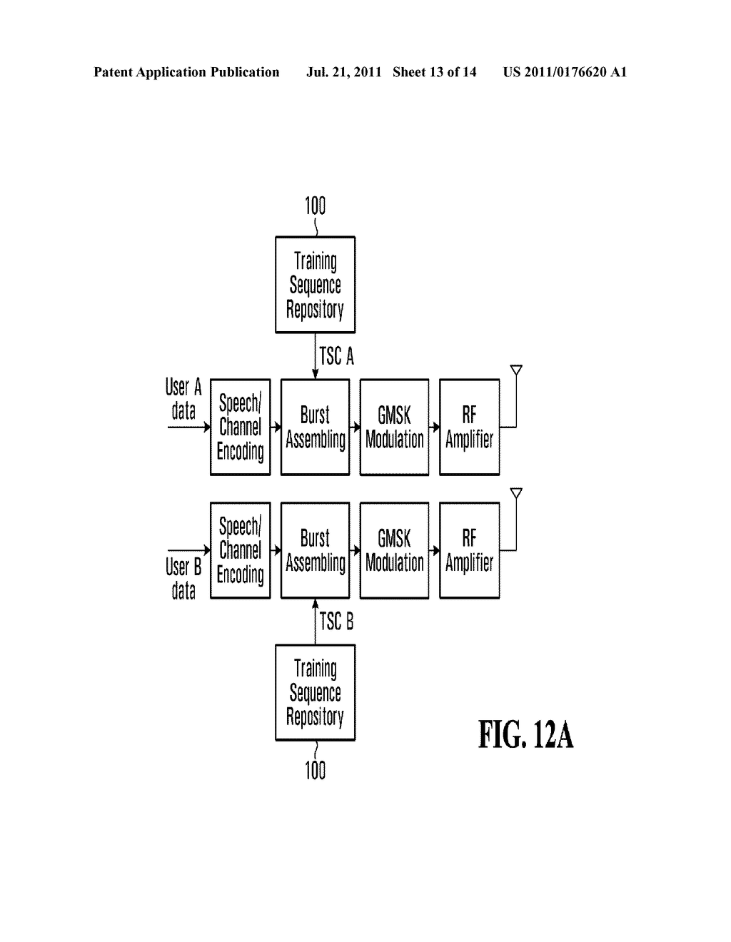 SYSTEMS, DEVICES, AND METHODS FOR TRAINING SEQUENCE TRANSMISSION AND     RECEPTION - diagram, schematic, and image 14