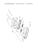 OPTOELECTRONIC CABLE ASSEMBLY HAVING MOVEABLE OPTICAL MODULE diagram and image