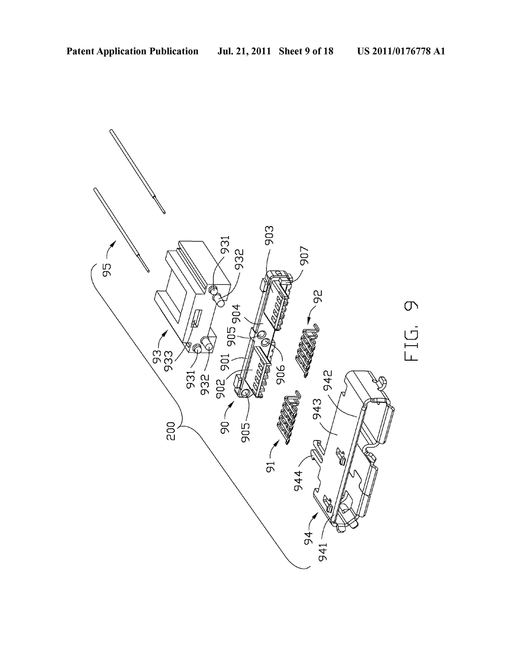 OPTOELECTRONIC CABLE ASSEMBLY HAVING MOVEABLE OPTICAL MODULE - diagram, schematic, and image 10