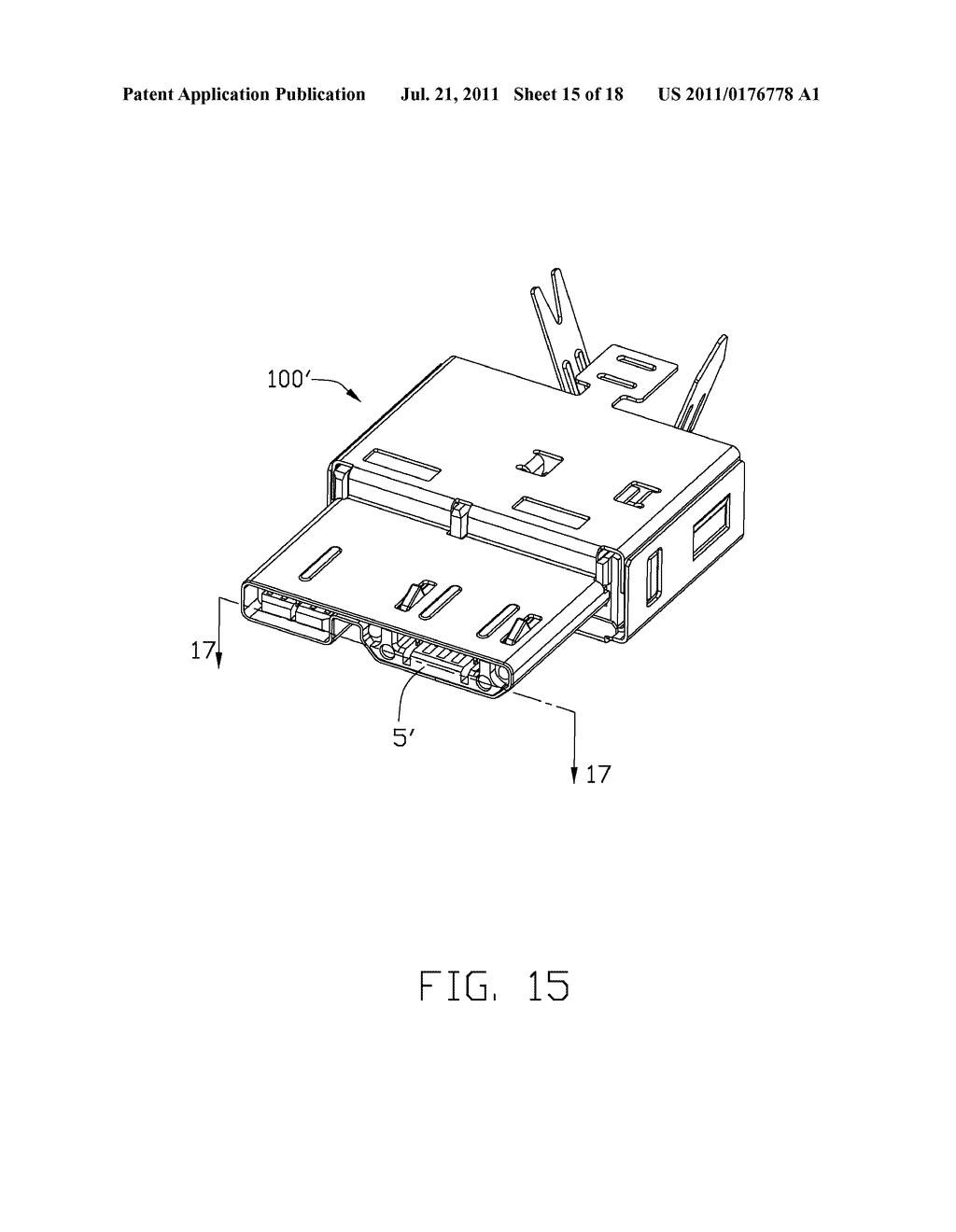 OPTOELECTRONIC CABLE ASSEMBLY HAVING MOVEABLE OPTICAL MODULE - diagram, schematic, and image 16