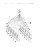 Optical Fiber Array Connectivity System for Multiple Row Trunk Cables and     Terminals diagram and image