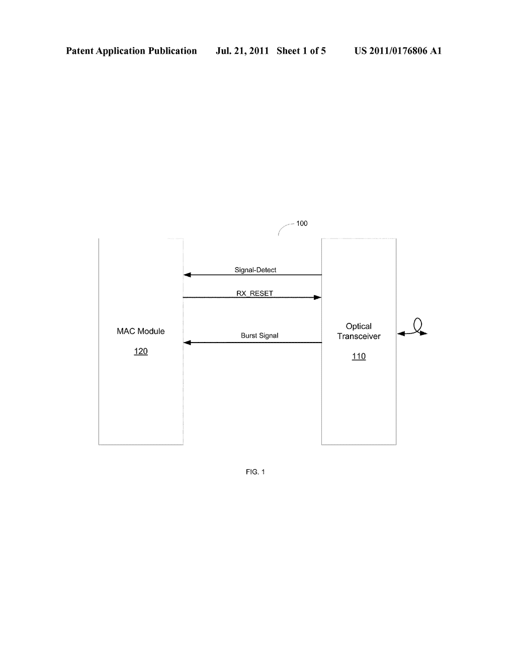 OPTICAL BURST RECEIVER WITH A CONFIGURABLE AC AND DC COUPLING INTERFACE - diagram, schematic, and image 02