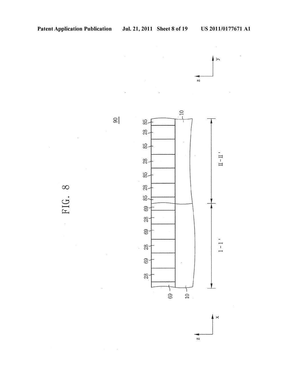 METHODS OF FORMING A SEMICONDUCTOR CELL ARRAY REGION, METHOD OF FORMING A     SEMICONDUCTOR DEVICE INCLUDING THE SEMICONDUCTOR CELL ARRAY REGION, AND     METHOD OF FORMING A SEMICONDUCTOR MODULE INCLUDING THE SEMICONDUCTOR     DEVICE - diagram, schematic, and image 09
