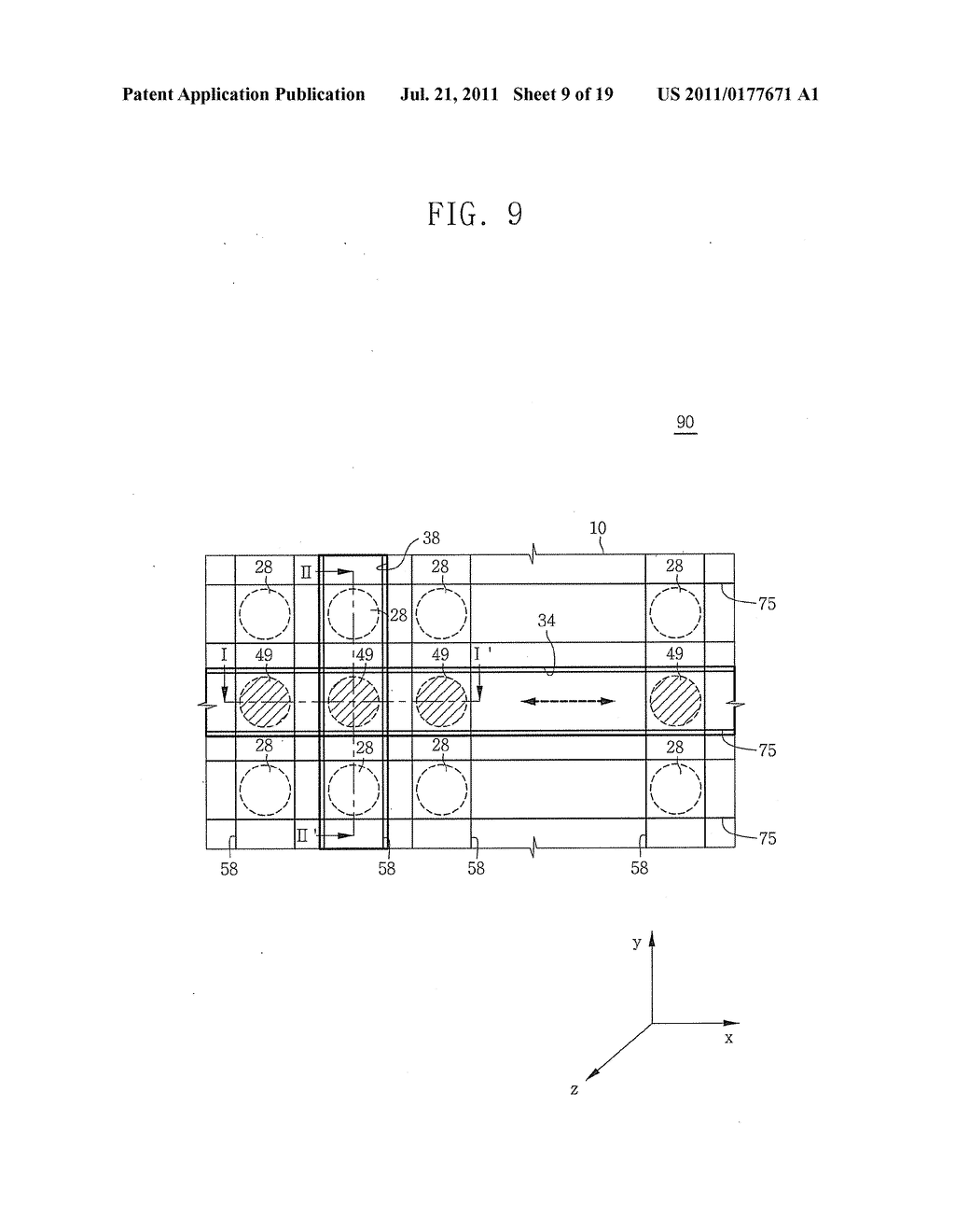 METHODS OF FORMING A SEMICONDUCTOR CELL ARRAY REGION, METHOD OF FORMING A     SEMICONDUCTOR DEVICE INCLUDING THE SEMICONDUCTOR CELL ARRAY REGION, AND     METHOD OF FORMING A SEMICONDUCTOR MODULE INCLUDING THE SEMICONDUCTOR     DEVICE - diagram, schematic, and image 10