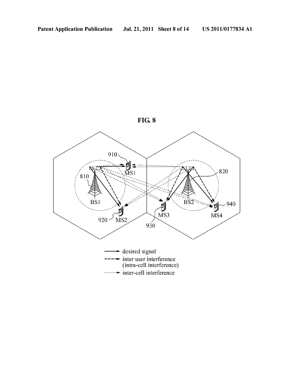 COMMUNICATION APPARATUS AND PRECODING METHOD BASED ON MULTIPLE CELLS AND     MULTIPLE USERS - diagram, schematic, and image 09