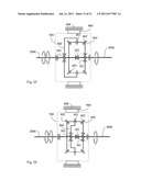 Lockable or releasable wheel system with bidirectional input and one-way     output diagram and image