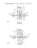 Lockable or releasable wheel system with bidirectional input and one-way     output diagram and image