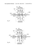 Lockable or releasable wheel system with bidirectional input and one-way     output diagram and image