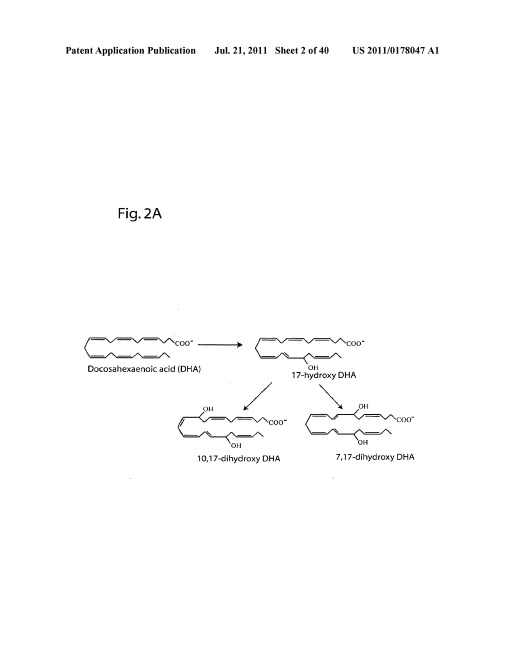 Oxylipins From Long Chain Polyunsaturated Fatty Acids and Methods of     Making and Using the Same - diagram, schematic, and image 03