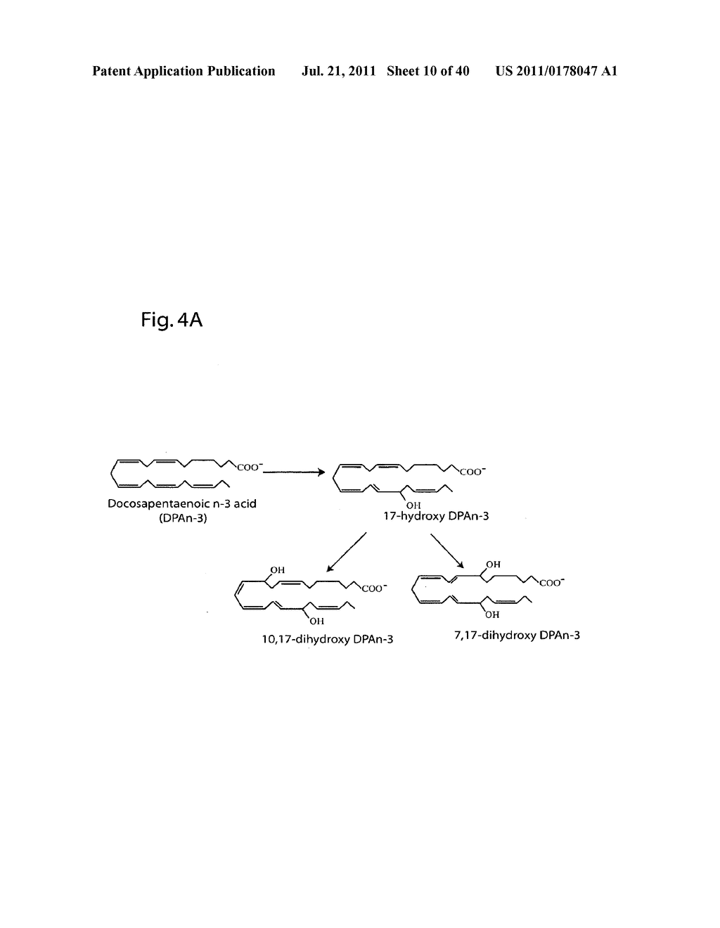 Oxylipins From Long Chain Polyunsaturated Fatty Acids and Methods of     Making and Using the Same - diagram, schematic, and image 11