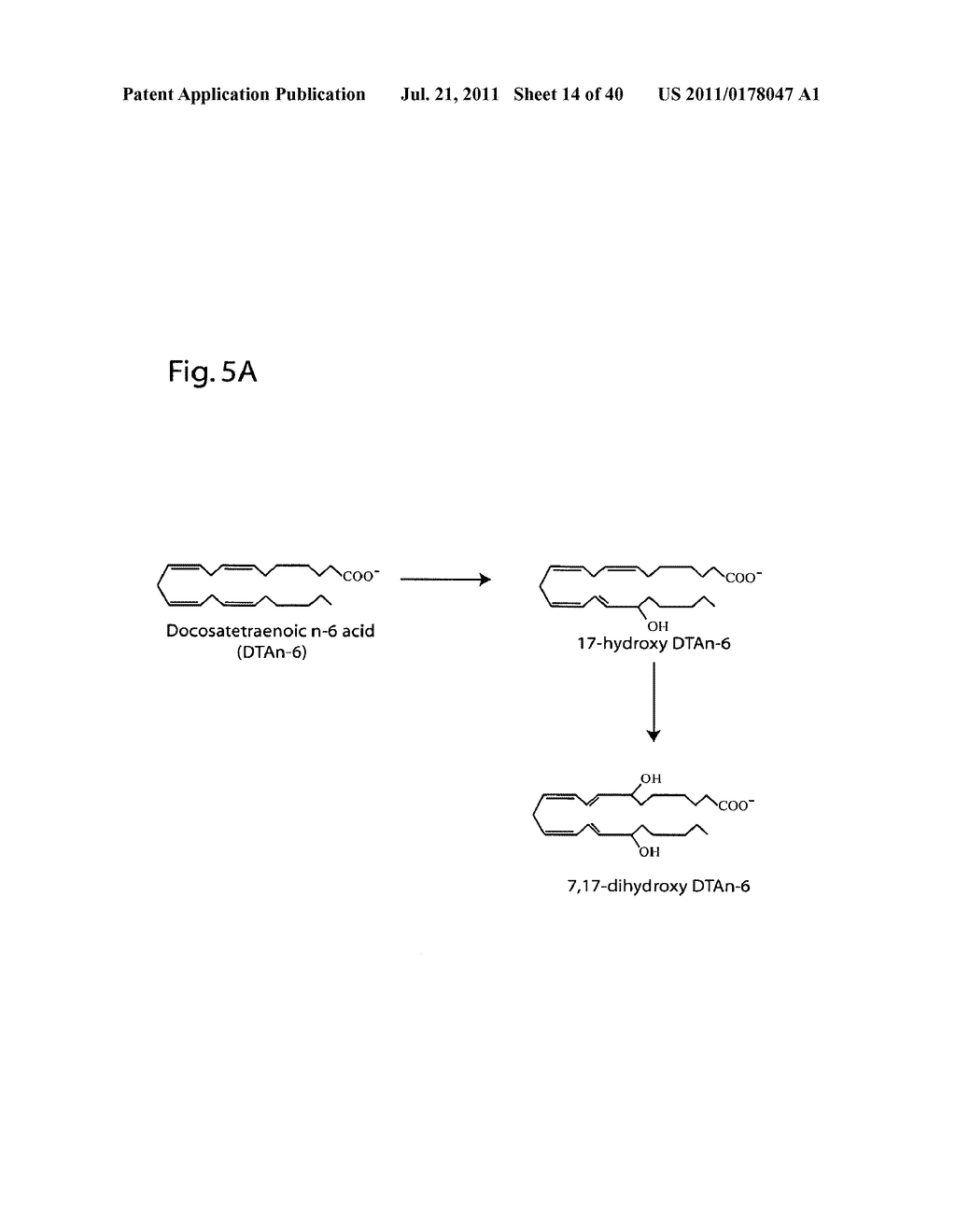 Oxylipins From Long Chain Polyunsaturated Fatty Acids and Methods of     Making and Using the Same - diagram, schematic, and image 15