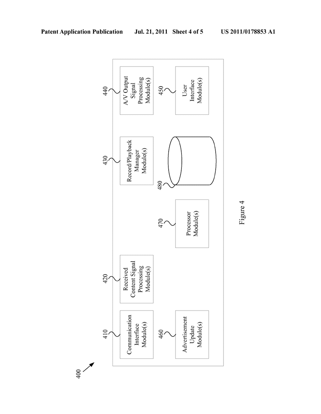 SYSTEM AND METHOD FOR UPDATING ADVERTISING CONTENT FOR A RECORDED PROGRAM - diagram, schematic, and image 05