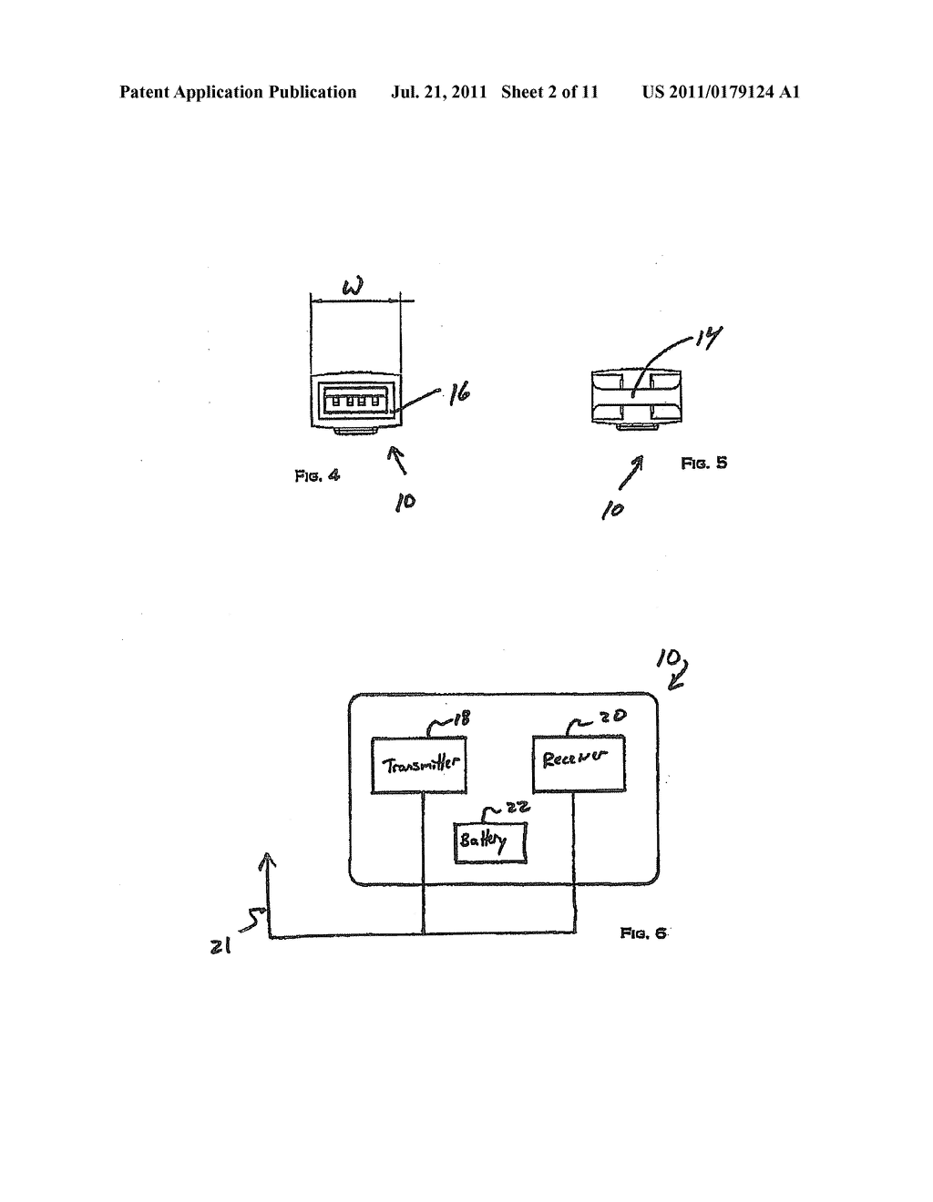 Short Range Data Transmission Device For Social Networking and Related     Method of Use - diagram, schematic, and image 03
