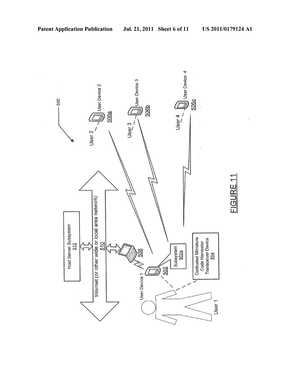 Short Range Data Transmission Device For Social Networking and Related     Method of Use - diagram, schematic, and image 07