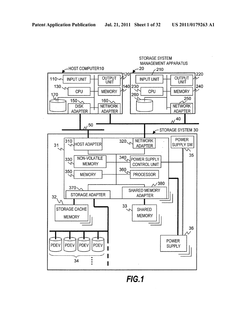 STORAGE SYSTEM FOR A STORAGE POOL AND VIRTUAL VOLUMES - diagram, schematic, and image 02