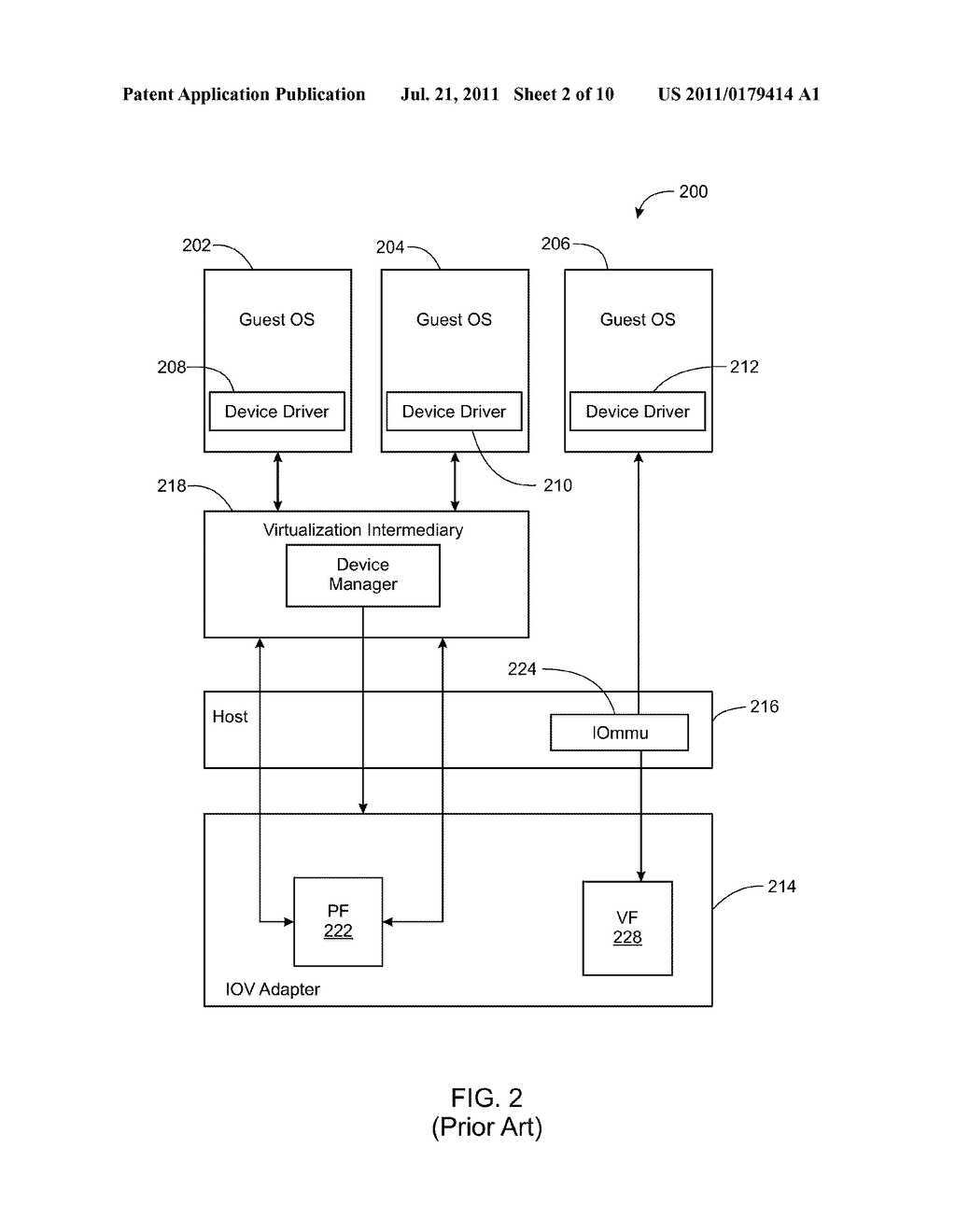 CONFIGURING VM AND IO STORAGE ADAPTER VF FOR VIRTUAL TARGET ADDRESSING     DURING DIRECT DATA ACCESS - diagram, schematic, and image 03